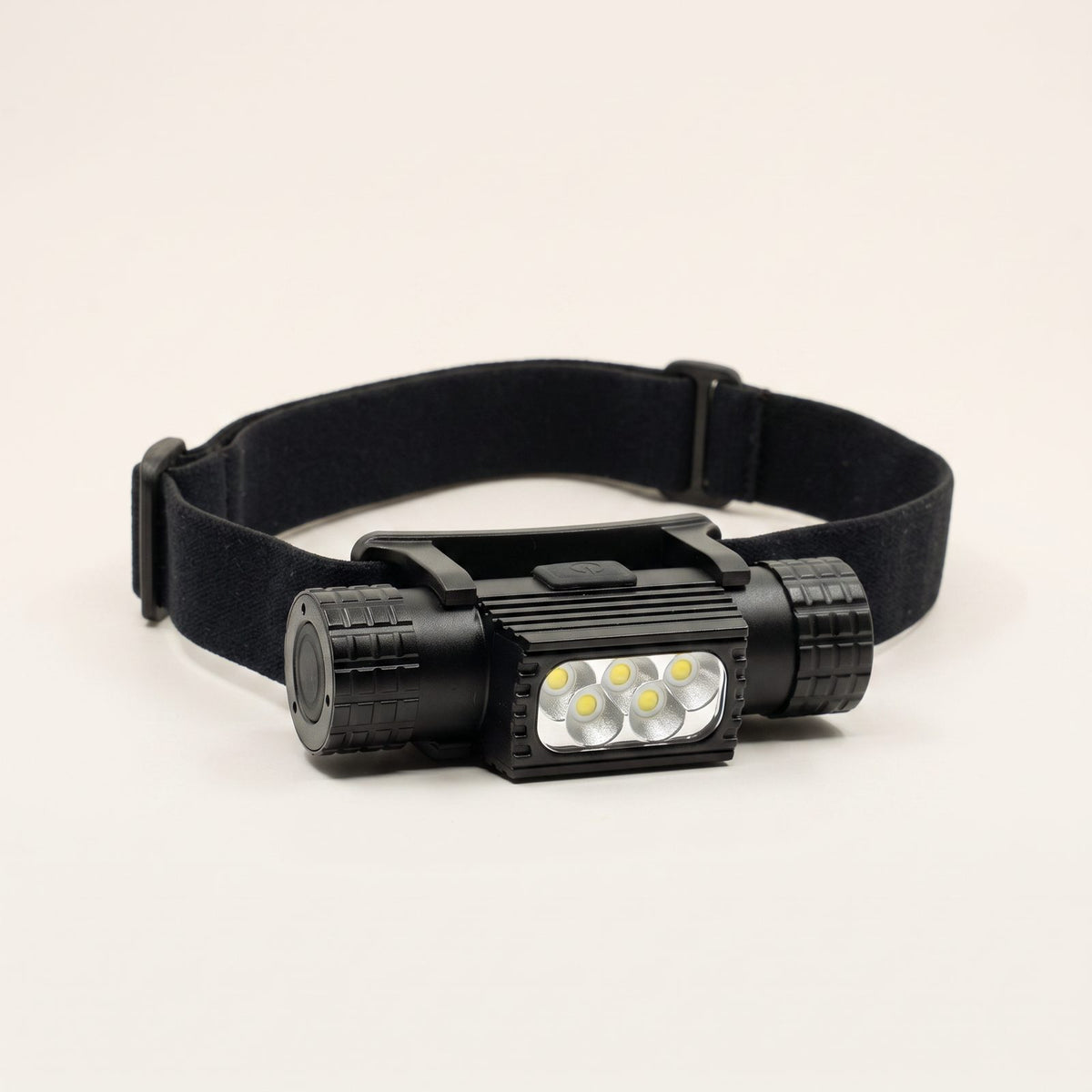 LED-pannlampa med Uppladdningsbart Batteri och USB-laddning för Mörka Kvällar och Arbete med Båda Händerna, 2000 mAh