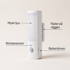 Nödbelysning med Rörelsesensor och Batteridrift för Hall, Trappa och Nattlig Väg till Köket, Sladdlös