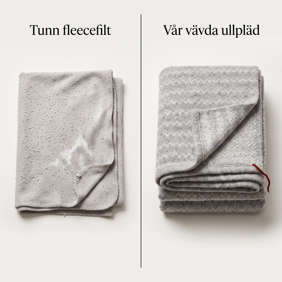 Ullpläd i Tjock Ull för Bilen och Soffan vid Kyla och Strömavbrott, Stor Storlek