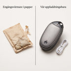 Handvärmare med Powerbank och USB-laddning för Kalla Händer och Nödladdning, Uppladdningsbar