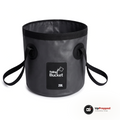 Ihopvikbar hink 20 L med två bärhandtag och svart etikett, packshot
