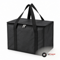 Svart ihopvikbar kylbag 18 liter, packshot