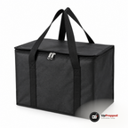 Svart ihopvikbar kylbag 18 liter, packshot