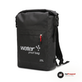 Vattentät ryggsäck 25 L, svart, packshot