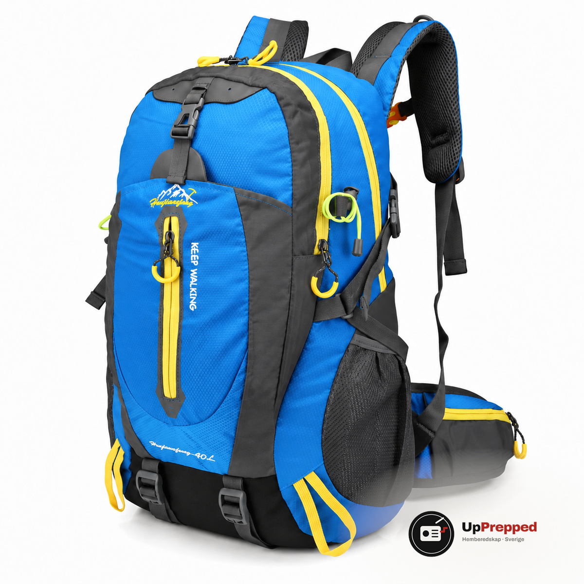 Vandringsryggsäck 40L, blå, packshot