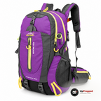 Vandringsryggsäck 40L, lila, packshot