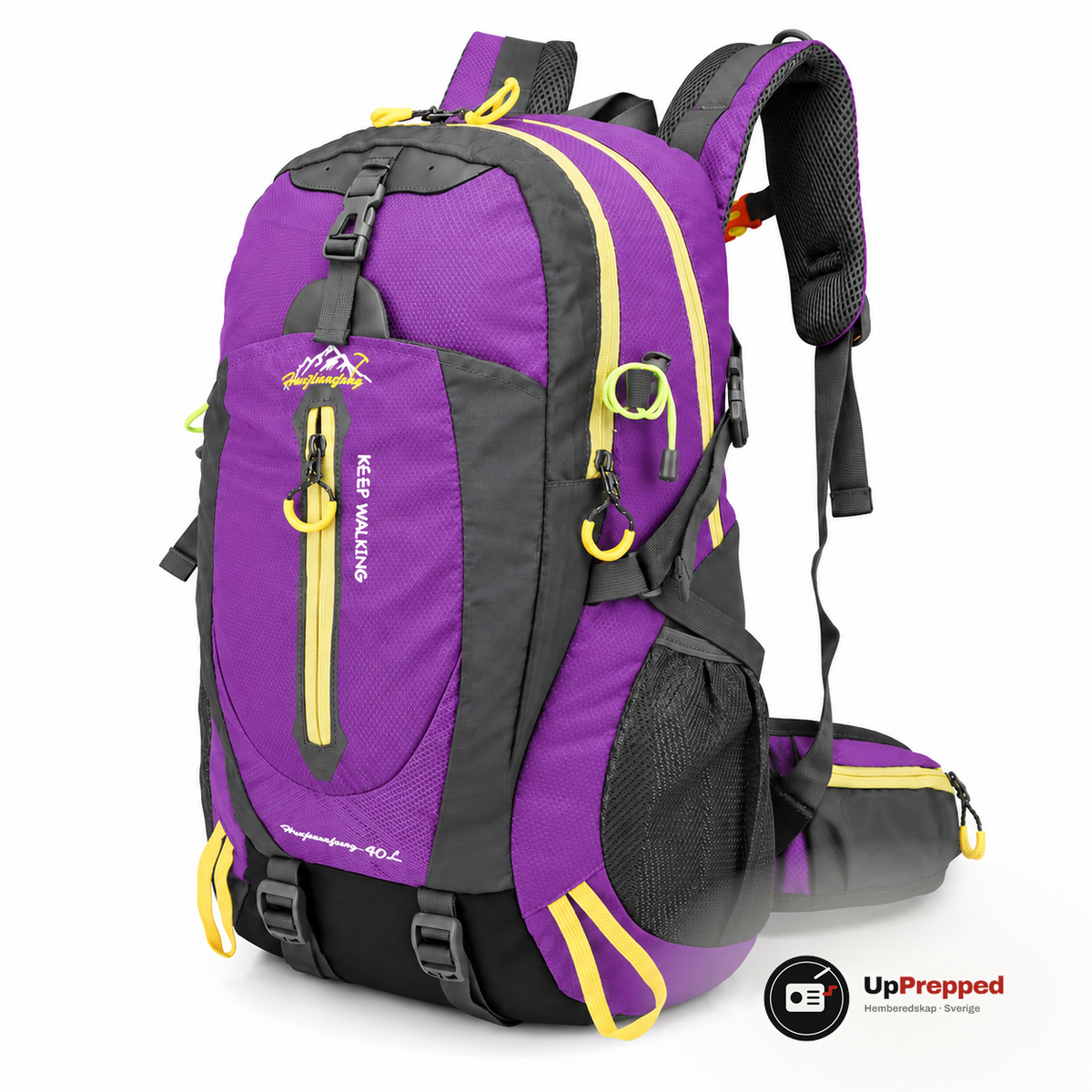 Vandringsryggsäck 40L, lila, packshot