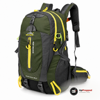 Vandringsryggsäck 40L, mossgrön, packshot