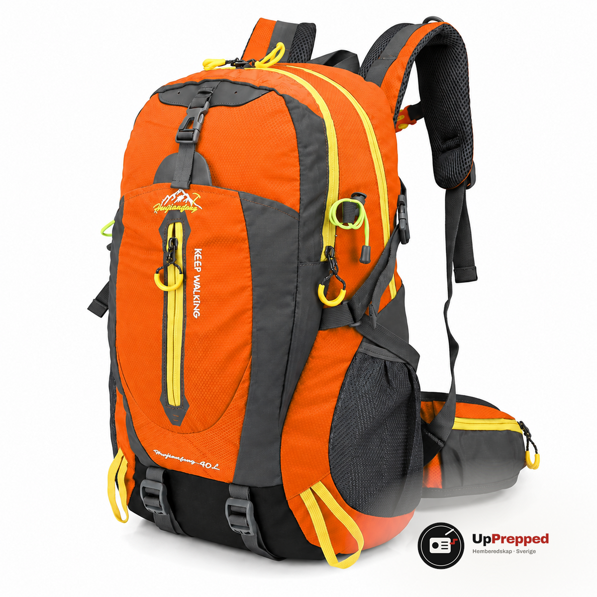Vandringsryggsäck 40L, orange, packshot