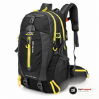 Vandringsryggsäck 40L, svart, packshot