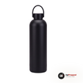 Termosflaska 1 liter med bärögla, svart, packshot