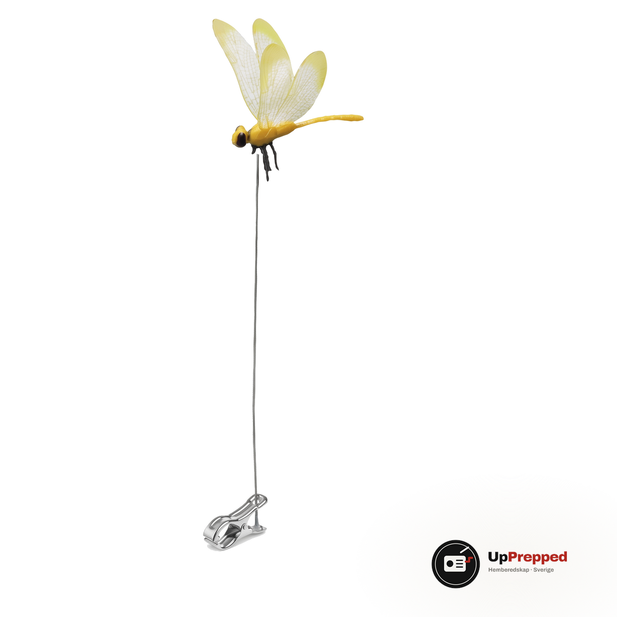 Trollslända, gul, packshot