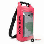 Vattentät mobilväska 2L, rosa, packshot